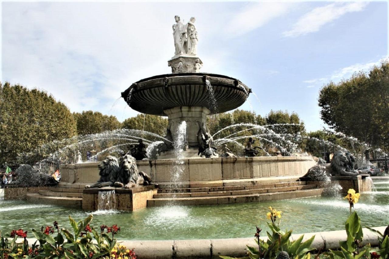 Blue Fountain Luxueux Studio Aix Centre Historique -Wifi-Smart Tv- Экс-ан-Прованс Экстерьер фото